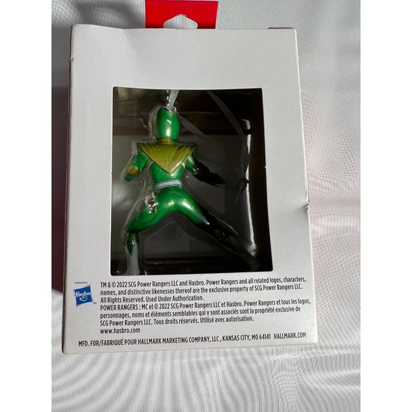 Mighthy Morphin Green Power Ranger 2022 Hallmark Ornament New in box - Picture 3 of 3